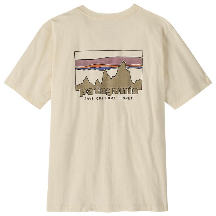 Patagonia Tee-shirt '73 Skyline Undyed Natural Présentation