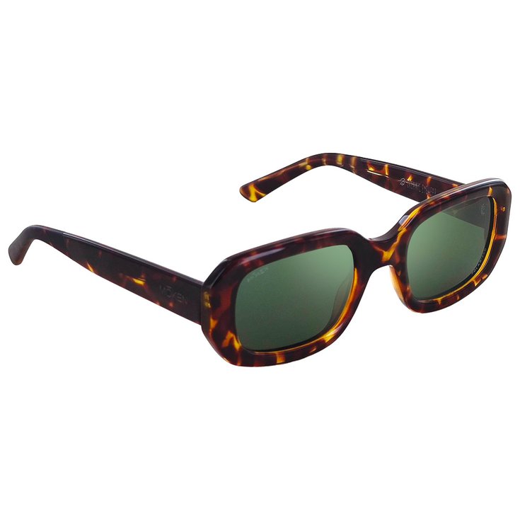 Moken Vision Lunettes de soleil Zenith Tortoise Green Cat.3 Polarized Présentation