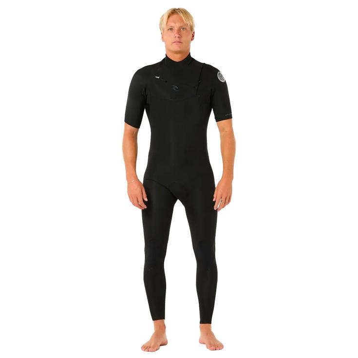 Rip Curl Combinaison Intégrale Manches Courtes Dawn Patrol Ss Cz 22 Black Black Présentation