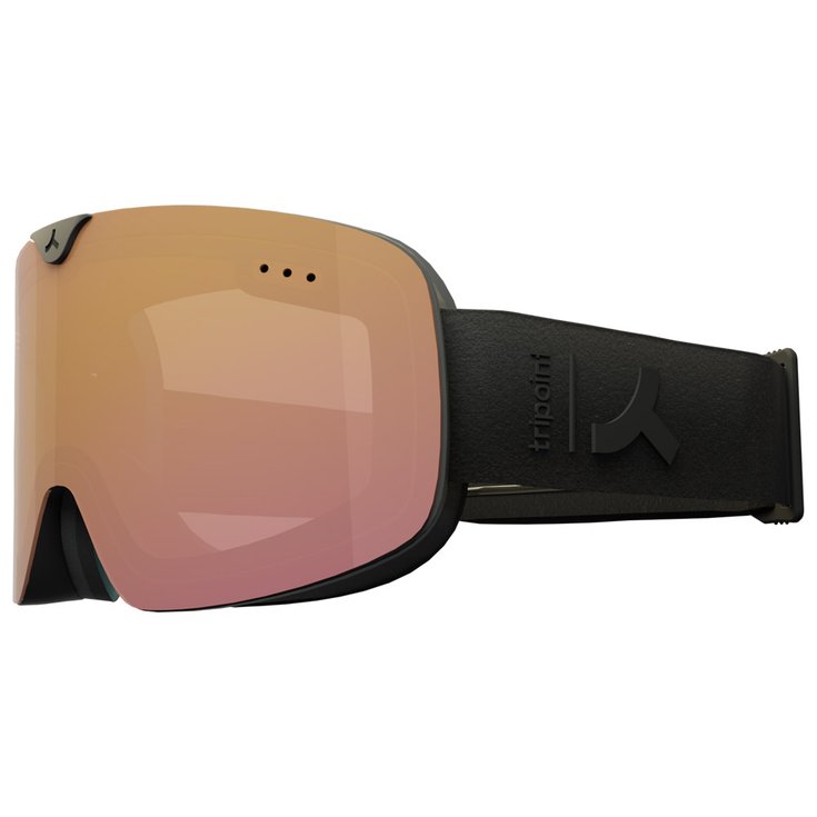Tripoint Masque de Ski Shiceng Dashan Matt Black Smoke Ice Pink Multi Présentation