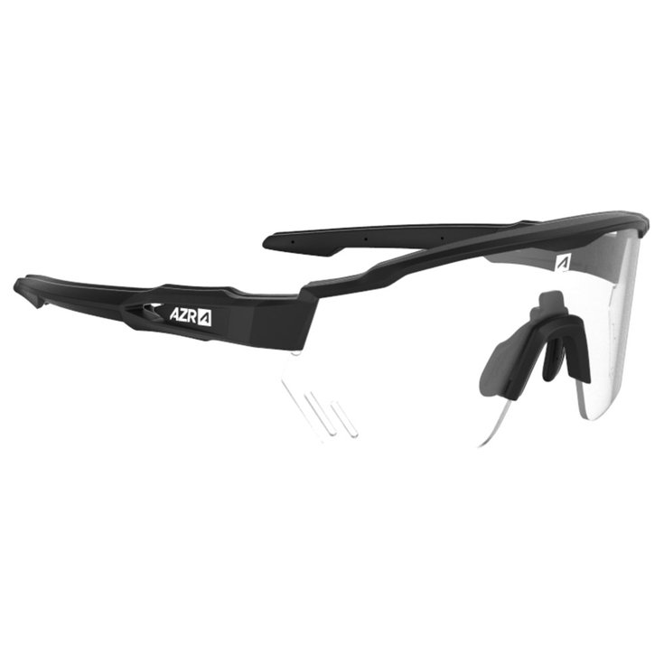 AZR Lunettes de soleil Race Rx Mat Noir Incolore Photochromic Présentation
