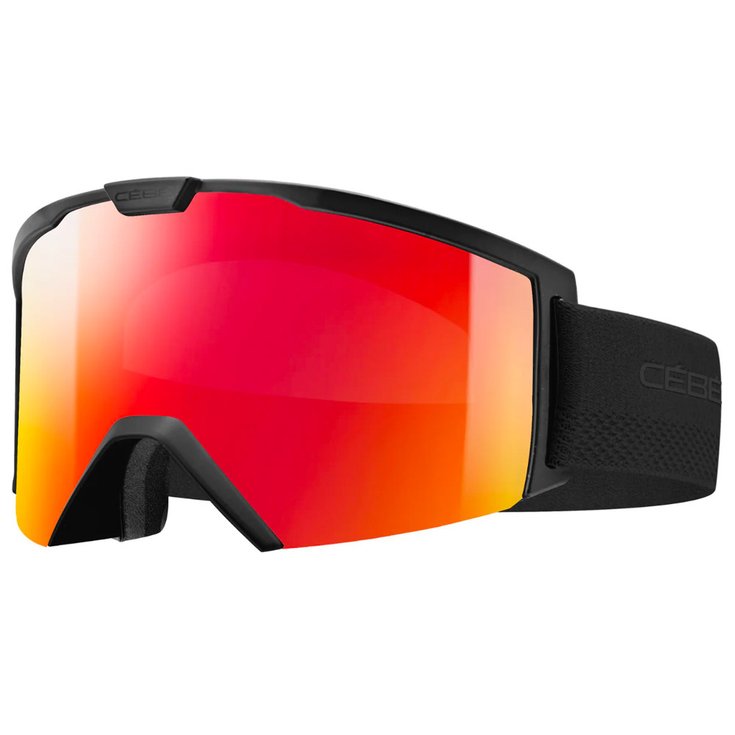 Cebe Masque de Ski Clarity OTG Black Flash Red Présentation