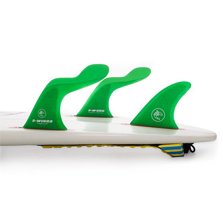 S Wings Ailerons Surf Sw500 Futures Fins Green Pro Profil