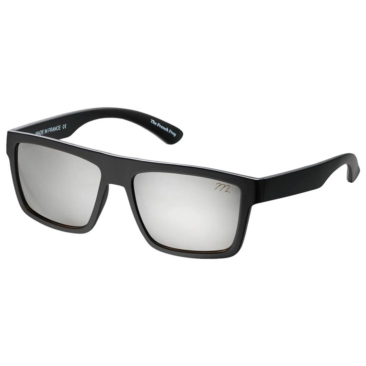 Milf Lunettes de soleil French Frog Black Flash Argent Présentation