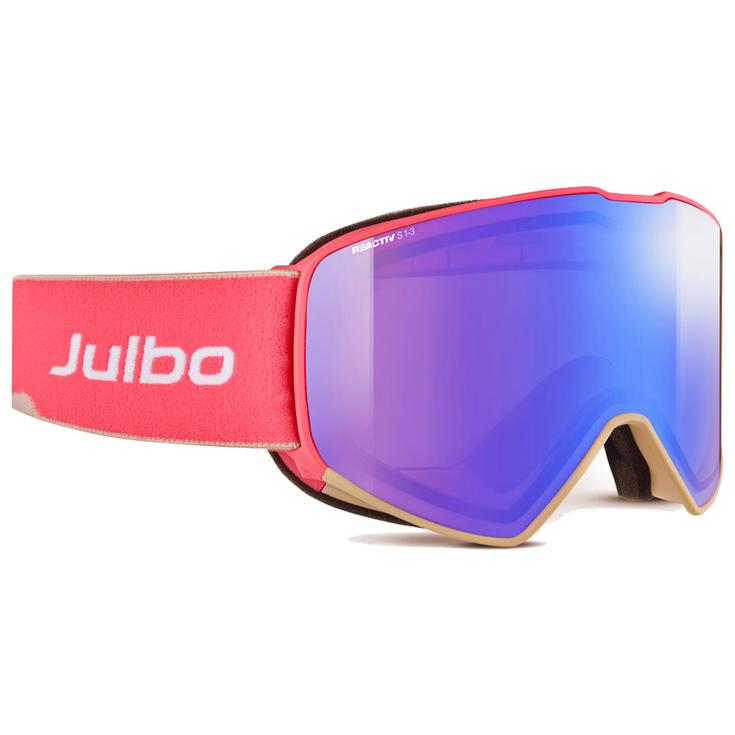 Julbo Masque de Ski Cyrius-X Dreamers Series Beige Corail Reactiv 1-3 High Contrast Présentation