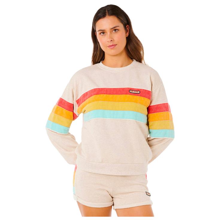 Rip Curl Pull Surf Revival Relaxed Oatmeal Présentation