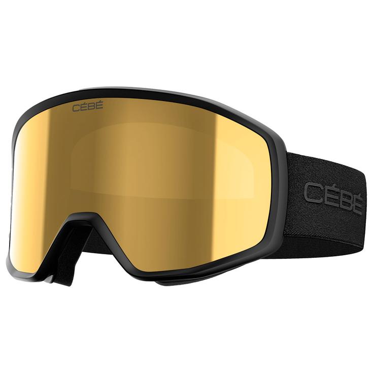 Cebe Masque de Ski Razor 2 Black Amber Gold Mirror Présentation