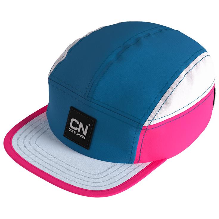 Curlynak Casquettes 5 Pans Blue Pink Présentation