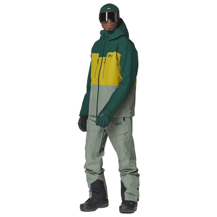 Picture Blouson Ski Object Jacket Ponderosa Pine Golden Détail