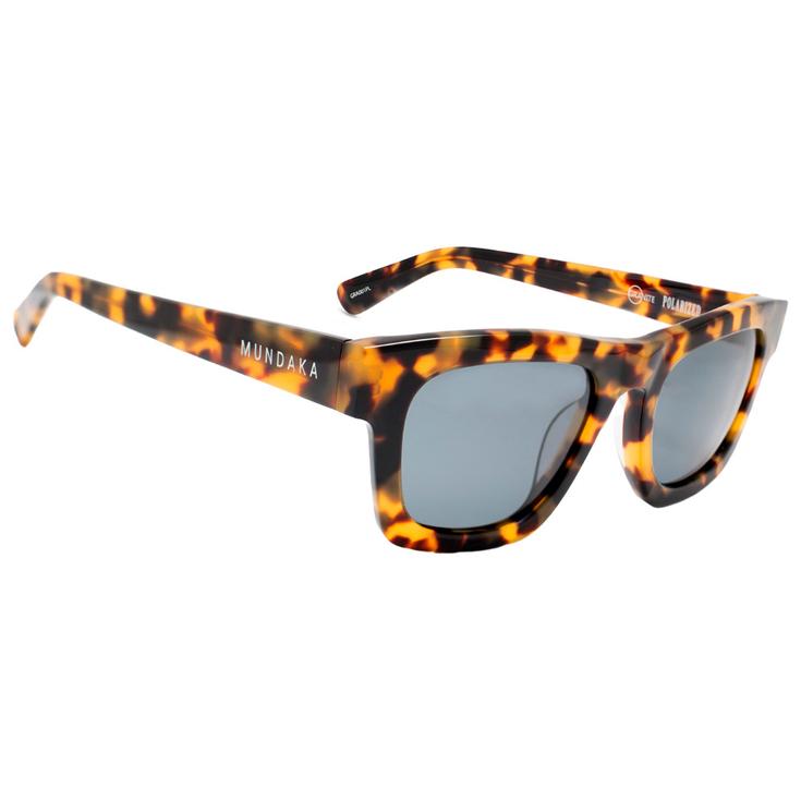 Mundaka Optic Lunettes de soleil Granite Yellow Black Tortoise Smoke Polarized Présentation