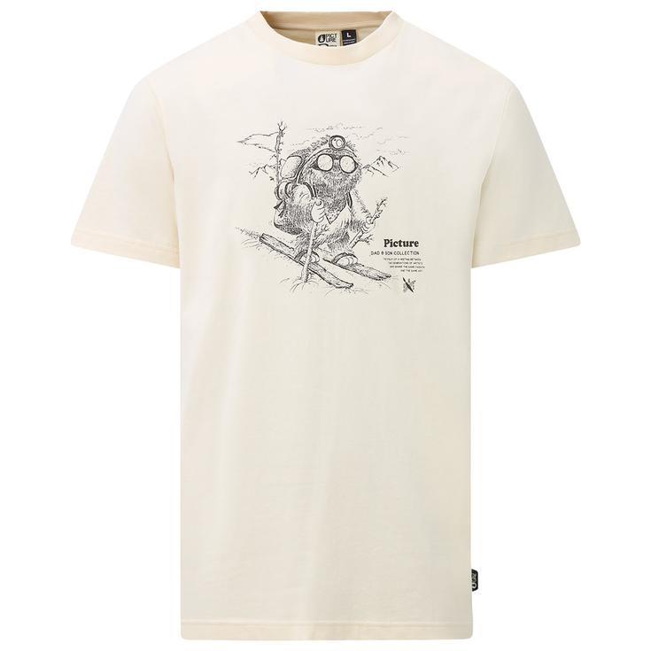 Picture Tee-shirt Dad &Son Jimmy Critter Natural White Présentation