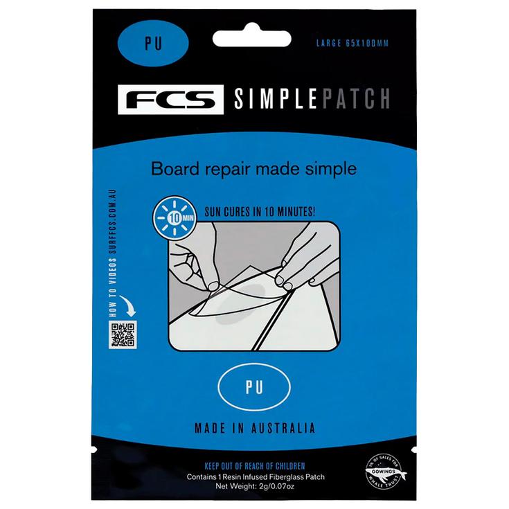 Fcs Kit réparation Surf Kite Windsurf Simple Patch Repair Patch - PU - Large Size Présentation