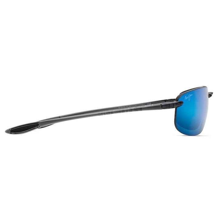 Maui Jim Lunettes de soleil Hookipa Smoke Grey Bleu Hawaï Mauipure Côté