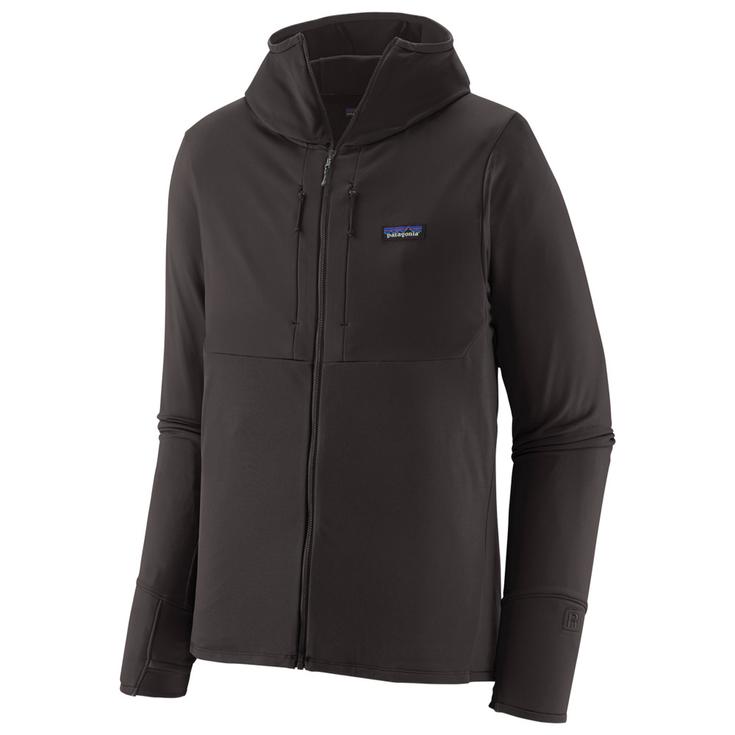 Patagonia Polaire M's R1 Thermal Full-Zip Hoody Black Présentation