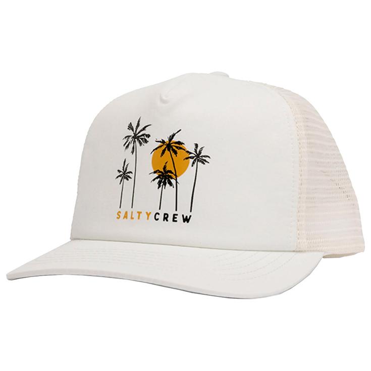 Salty Crew Casquettes Sunny Foamy Trucker Off White Présentation
