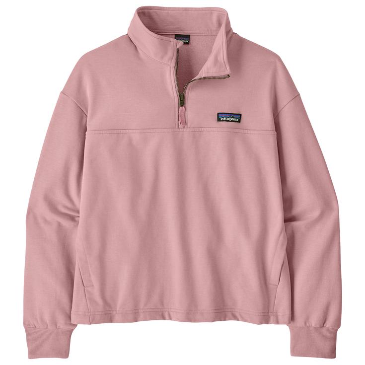 Patagonia Pull W's Ahnya 1/4 Zip Quiet Violet Présentation