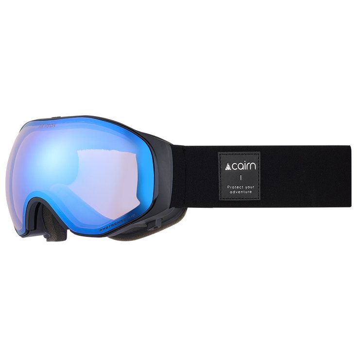 Cairn Masque de Ski Air Vision Otg Evolight Nxt® Mat Black Blue Présentation