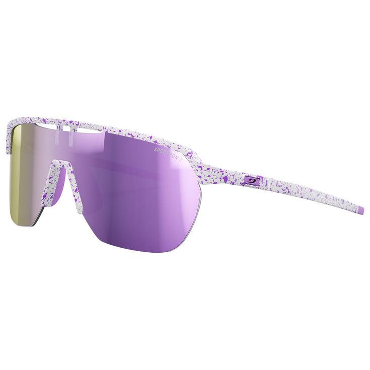 Julbo Lunettes de soleil Frequency Mat Blanc Violet Spectron 3 Présentation