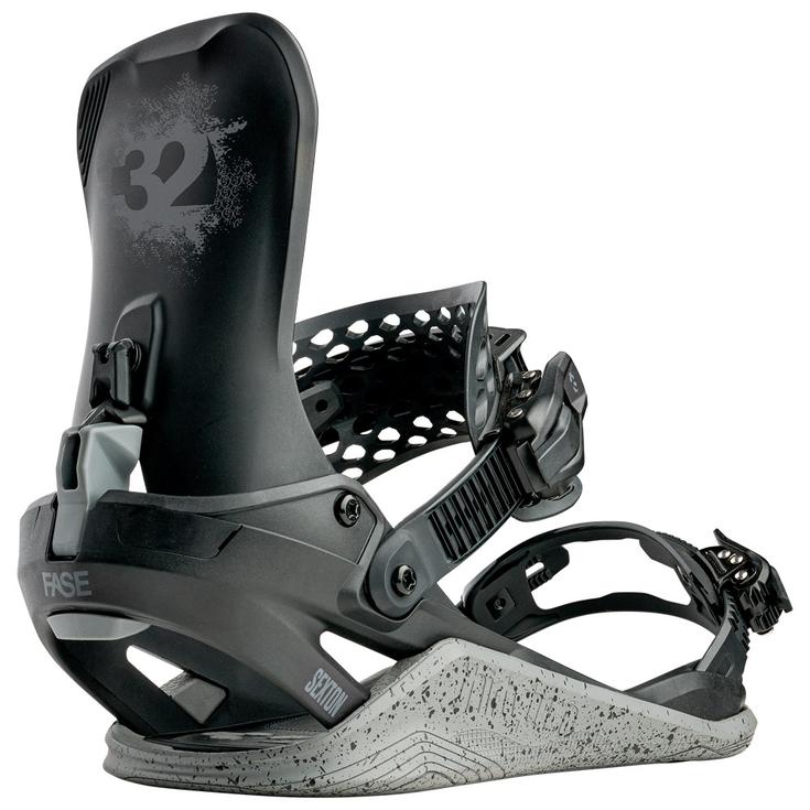 Thirtytwo Fix Snowboard Basin Public Fase Black Grey Présentation