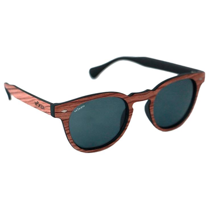 Moken Vision Lunettes de soleil Woody Redwood Grey Polarized Présentation