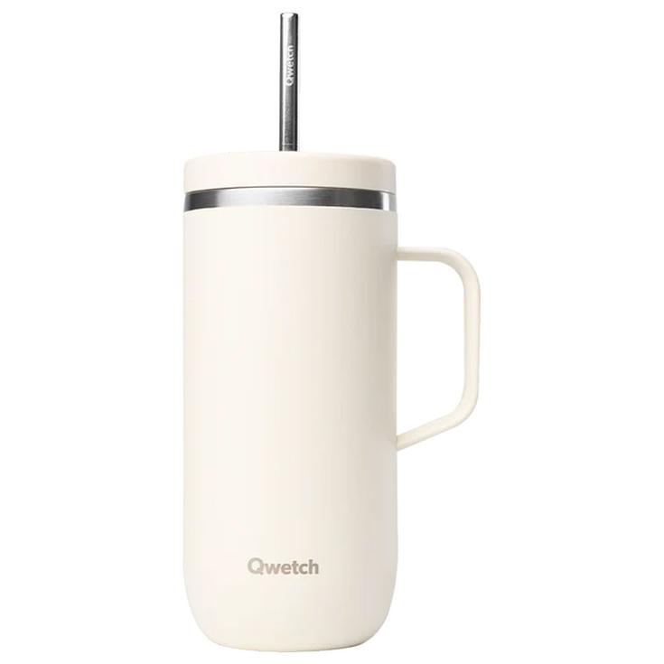 Qwetch Mug Cold Cup 600 ml + Anse Matt Sable Présentation
