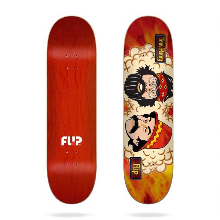 Flip Skate Planche de Skateboard Flip Toms Friends - Orange - 8.0'' - Sans 