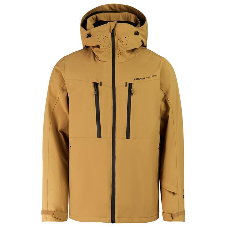 Protest Blouson Ski Prttimothy Snowjacket Sandy Brown Présentation