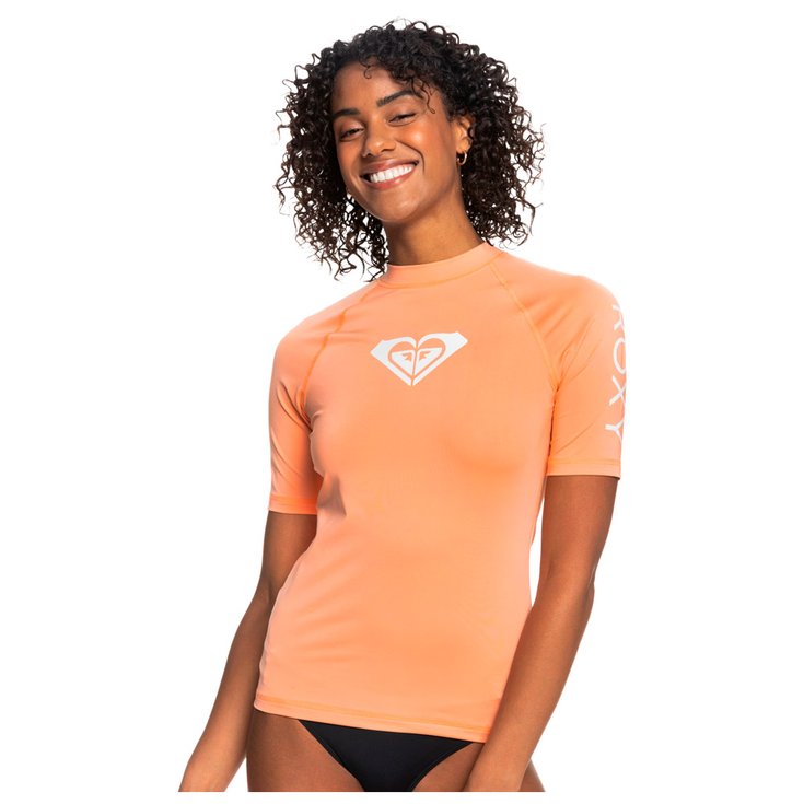 Roxy Top Manches Courtes Whole Hearted SS Papaya Punch 