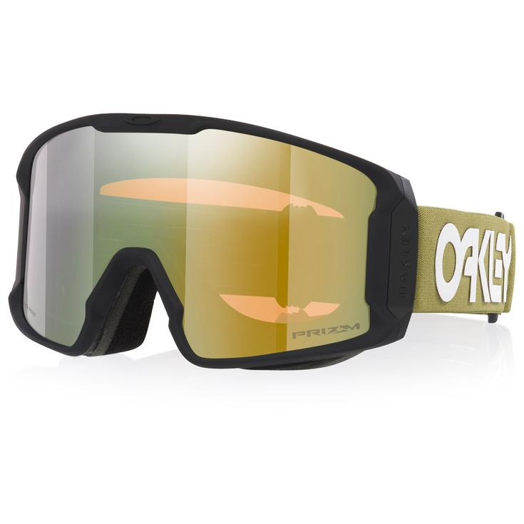 Oakley Masque de Ski Line Miner M Fern B1b Prizm Sage Gold Présentation