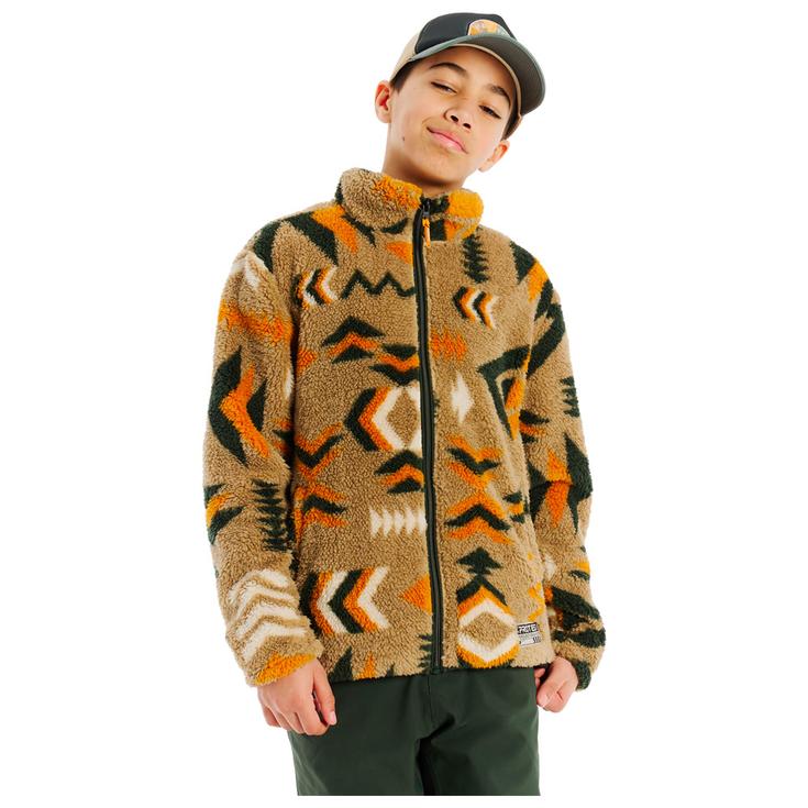 Protest Polaire Prtmalton Juniorr Full Zip Top Kale Green Présentation