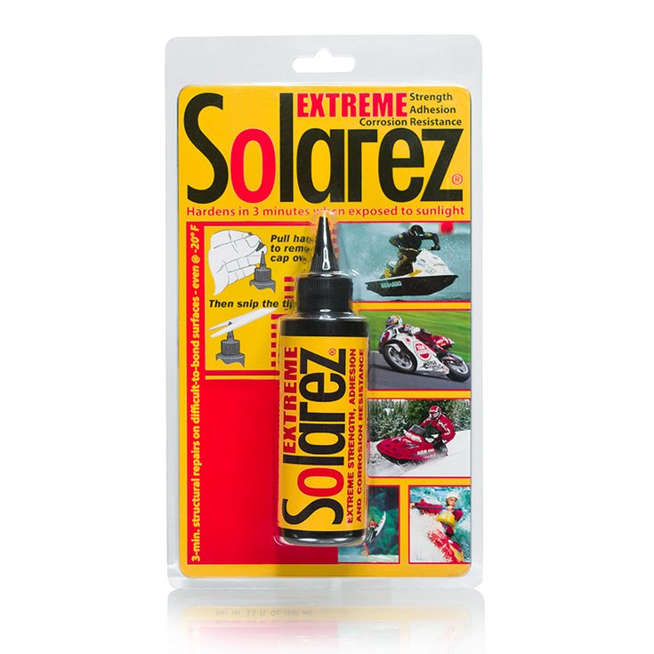 Solarez Kit réparation résine Extra Dur Polyester 100 g Face