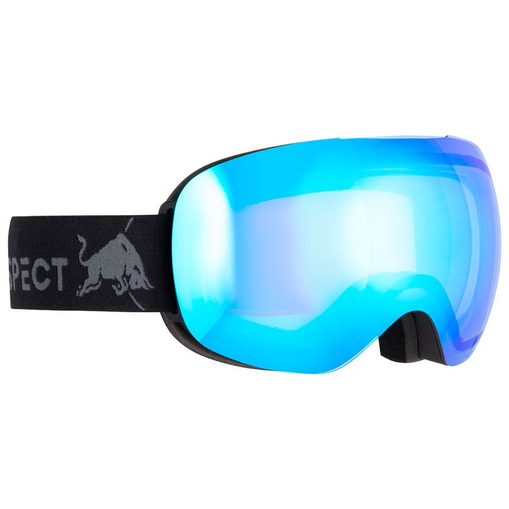 Red Bull Spect Masque de Ski Bent Matt Black Light Blue Blue Chrome-x Présentation