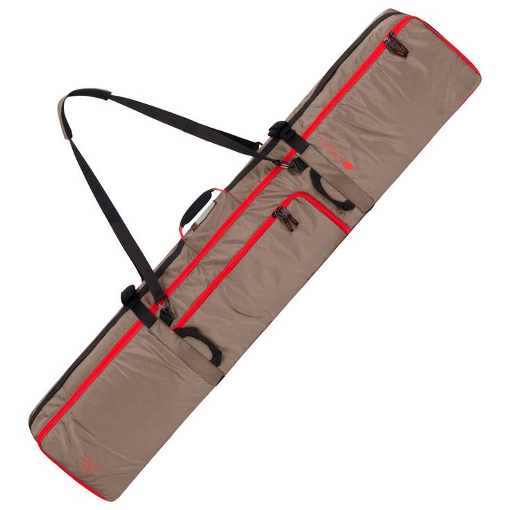 Veia Housse Snowboard Pro Quadrant Wheeled Snow Coyote 