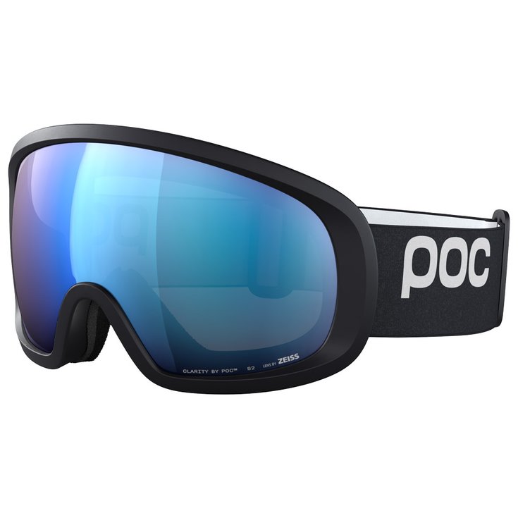 Poc Masque de Ski Fovea Mid Uranium Black Clarity Highly Intense Partly Sunny Blue Présentation