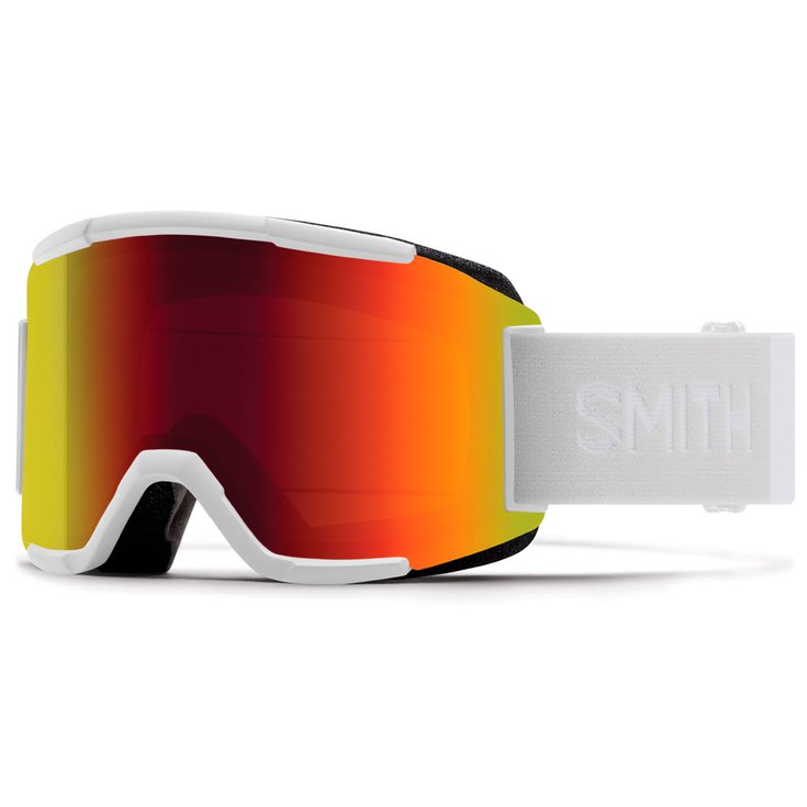 Smith Masque de Ski Forum White Vapor Red Sol-X Mirror Présentation