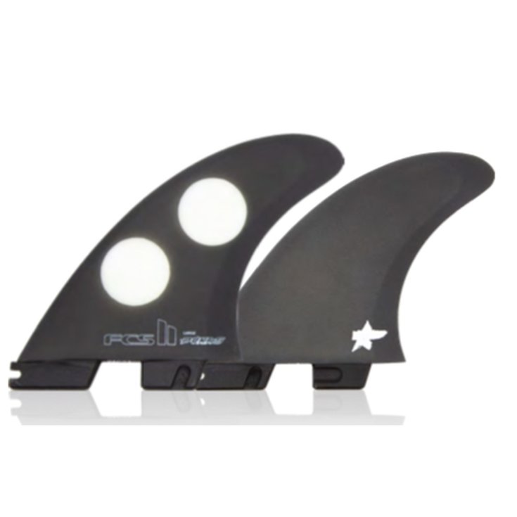 Fcs Ailerons Surf II Pukas - 3 Dérives - Large / 75 - 90kgs Profil