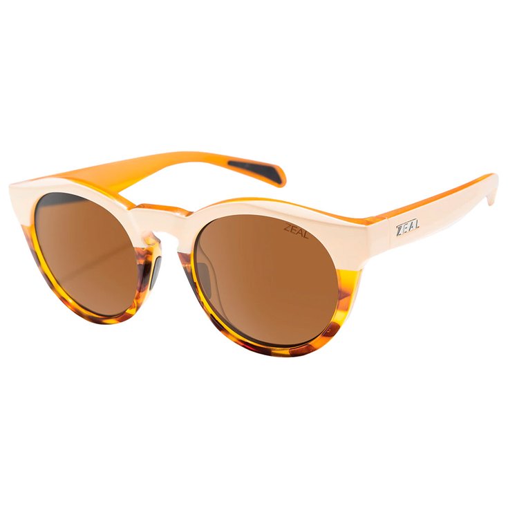 Zeal Lunettes de soleil Crowley Ivory Tortoise Ellume Polarized Copper Présentation