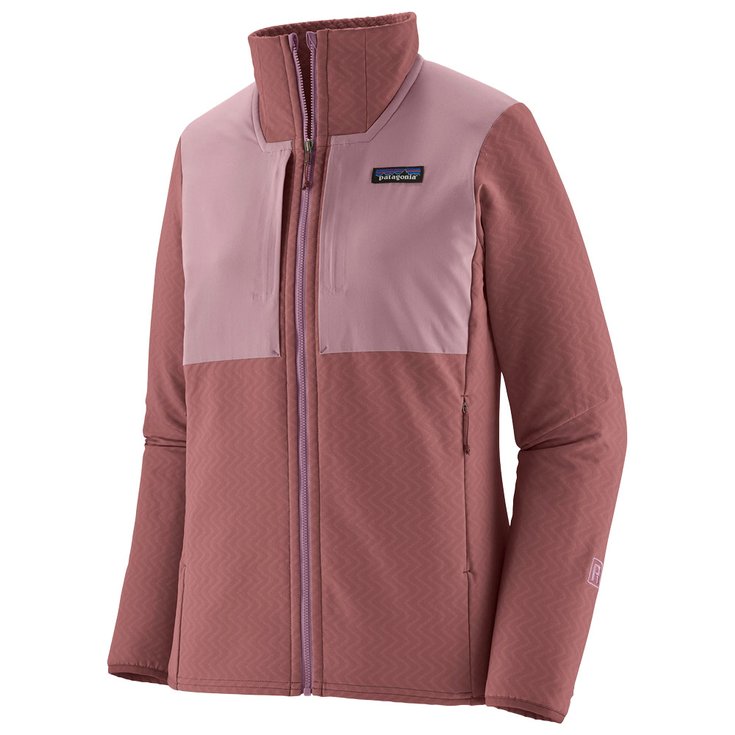 Patagonia Polaire W's R2 Crossstrata Jkt Dulse Mauve Présentation