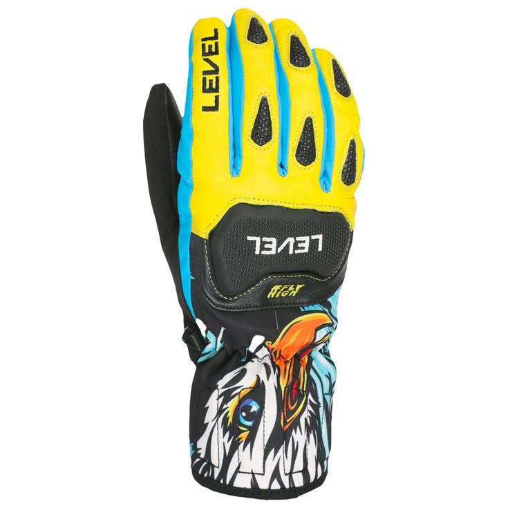 Level Gant Race Replica Glove Yellow Blue Présentation