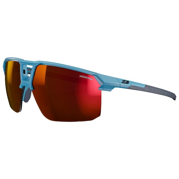 Julbo Lunettes de soleil Liry Mat Bleu Bleu Brillant Reactiv 0-3 High Contrast Présentation