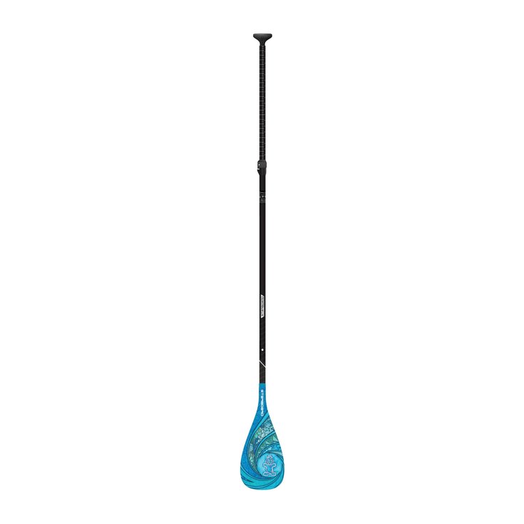Starboard Pagaie Sup Enduro Tiki Tech Hybrid Carbon S40 2021 - Wave - 3 parties - Pale Taille M Présentation