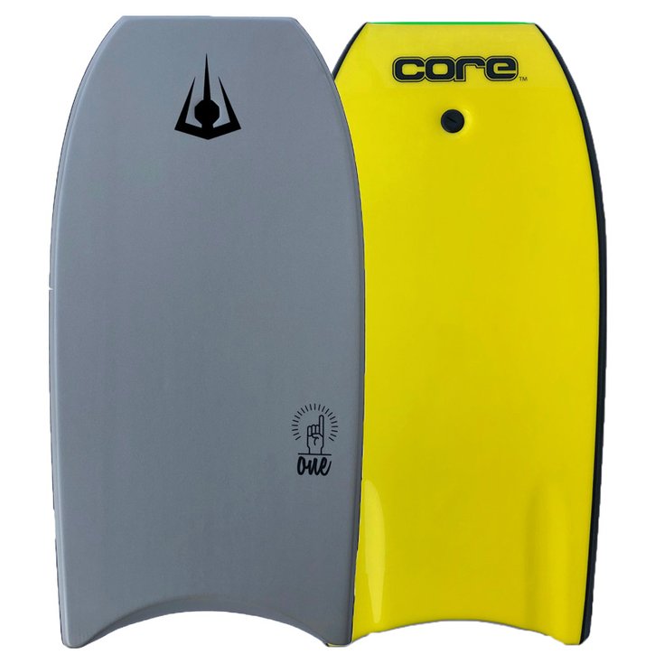 Core Board de Bodyboard One - Grey / Yellow 