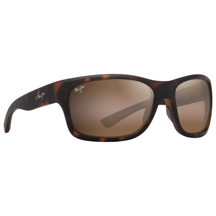 Maui Jim Lunettes de soleil Ano Nui Matte Dark Havana Hcl Bronze Mineral Superthin Présentation