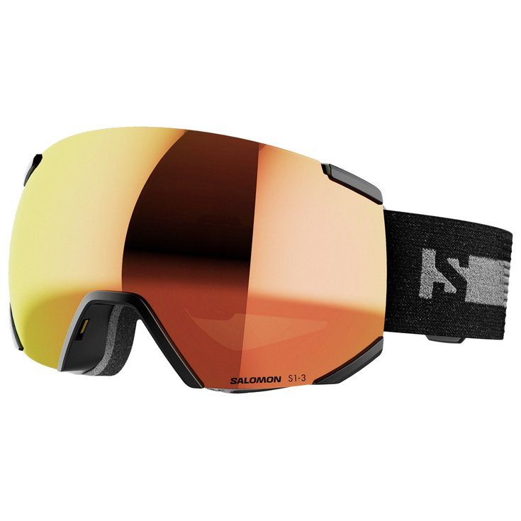 Salomon Masque de Ski Radium Black Photo Red Présentation