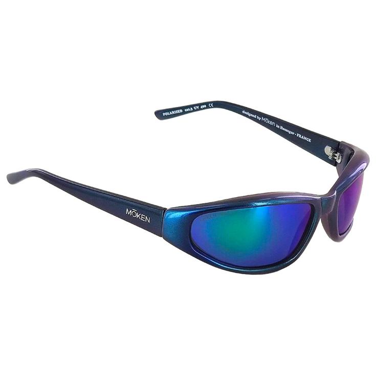 Moken Vision Lunettes de soleil Kutbak Blue Green Polarized Présentation