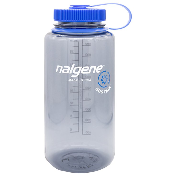 Nalgene Gourde Bouteille Grande Ouverture 1L (32Oz) Slate Blue Présentation