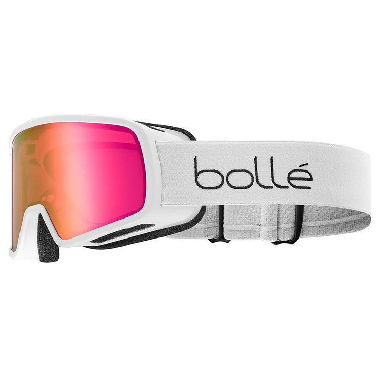 Bollé Masque de Ski Nevada Junior White Matte Rose Gold Présentation