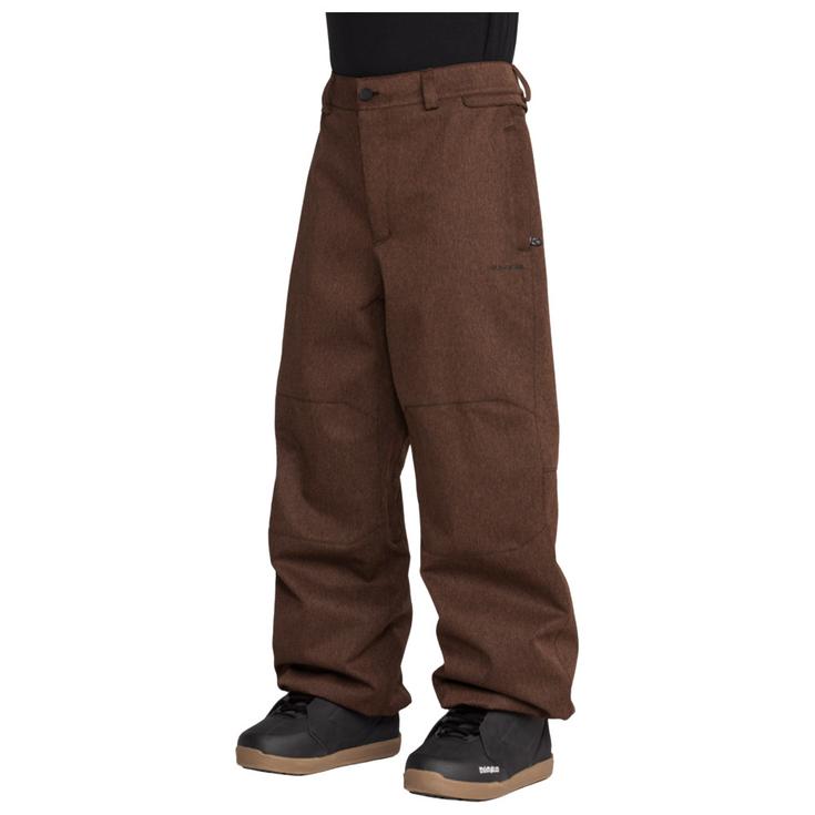 Volcom Pantalon Ski Snow Billow Brown Denim Présentation