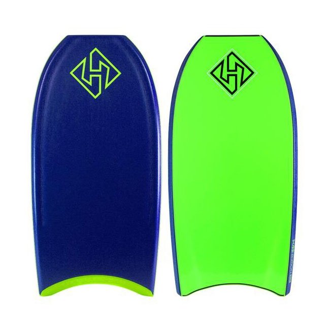 Hubb Board de Bodyboard oards - Dark Blue / Fluro Green Présentation