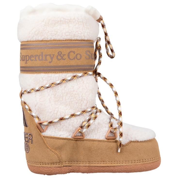 Superdry Chaussures après-ski Borg Snow Sand Cream Présentation
